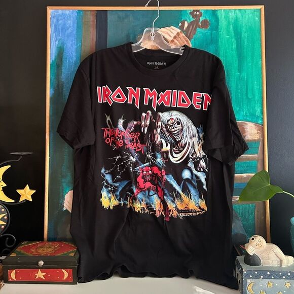 Iron Maiden The Number Of The Beast 666 ~ Black T-Shirt Size Large - Picture 12 of 14